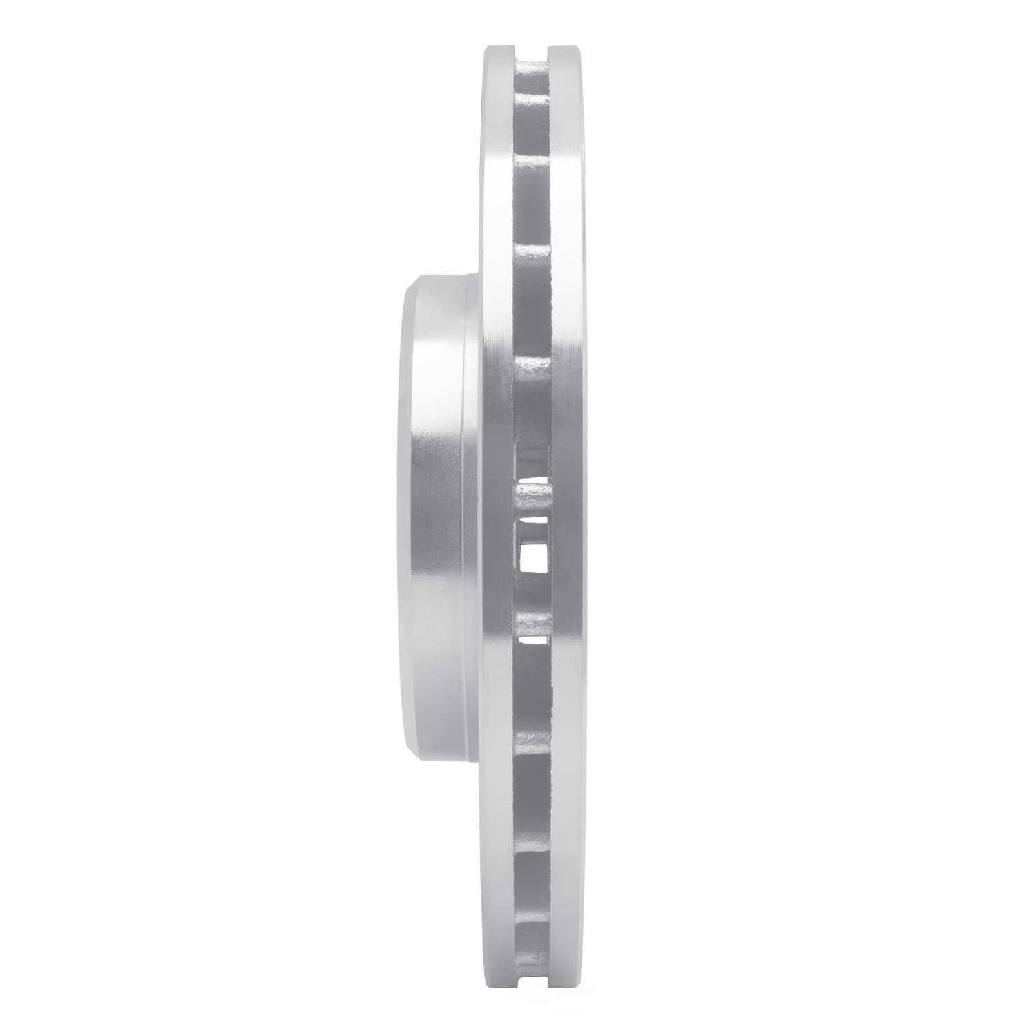 Dynamic Friction Company 631-76098R DFC Brake Rotor - Drilled And Slotted - Silver