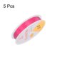 thumbnail image 3 of Cuerda elástica 0,5mm Diámetro 36 Pies Largo Unique Bargains Hilo TPU Artesanía Alambre para Pulseras Rosa, 3 of 6
