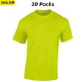 thumbnail image 1 of Radyan Meilleur T-Shirt de Sécurité Haute Visibilité à Manches Courtes, Lot de 20 - 100 % Polyester, Taille : Adulte, 1 of 5