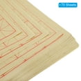 thumbnail image 3 of Unique Bargains Maobian Xuan Paper with 3' Grid, Half Raw Ripe Xuan, 15'x9'(Light Yellow), 70Pack, 3 of 6