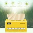 thumbnail image 2 of 4pcs Toilet Paper Towel Bamboo Pulp Bathroom Paper Tissue Napkin, 2 of 8