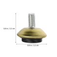 thumbnail image 2 of 10 Pcs Patin de Pied de Meuble Réglable, Tapis de Pied de Chaise de Bureau Durable, 2 of 7