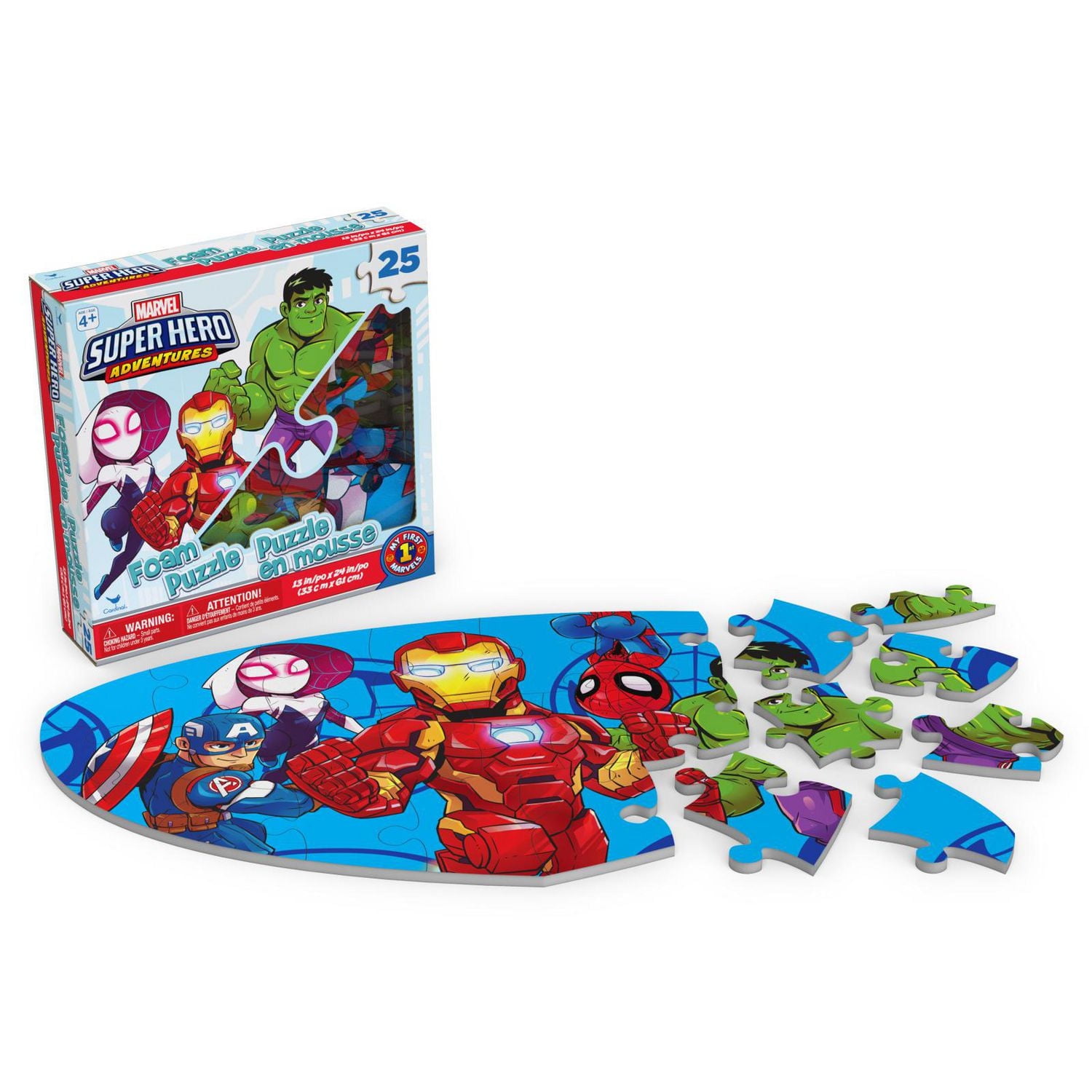 Puzzle en mousse Marvel Super Hero Adventures 25 pièces