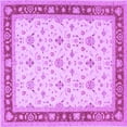 thumbnail image 1 of Ahgly Company Indoor Square Persian Purple Traditional Area Rugs, 8' Square, 1 of 4