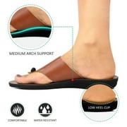 Aerosoft Lilac Comfortable Womens Slide Sandals