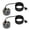 2 Pack Black, variant on Tryvkinvive 2 Pcs Mist Maker Fogger Ultrasonic Fog Machine Fountain Halloween Cauldron Mister Fogger Water Garden Pond Foggers Air Humidifier with LED Light Flashes for Halloween Party Decorations