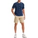 thumbnail image 2 of CAMISA DE PÓLO DE MALLA PARA HOMBRE INSPIRADA CHIC, CON BOTONES, DE MANGA CORTA, LIGERA Y CASUAL, TAMAÑO XL, AZUL MARINO, 2 of 6