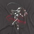 thumbnail image 2 of Batman Kitten with A Whip Women's T Shirt, Charcoal, Small, 2 of 6
