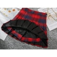thumbnail image 4 of 1PCS pleated skirt 2022 new plaid skirt-red and black plaid-XL, 4 of 5