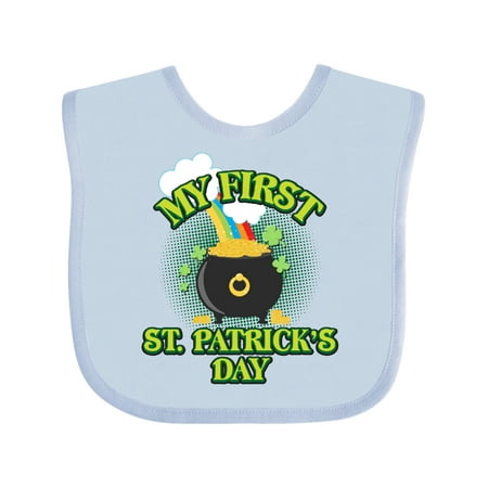 

Inktastic My First St. Patrick s Day Gift Baby Boy or Baby Girl Bib