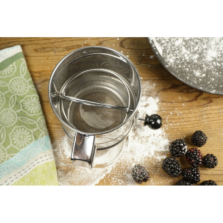 Rsvp Endurance 3-Cup Crank Style Flour Sifter