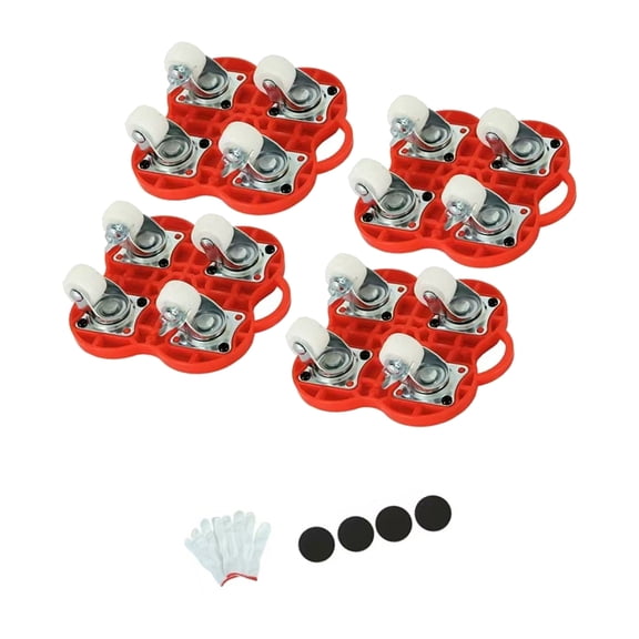 Furniture Moving Transport Roller Set Heavy Duty Furniture Lifter Labor Saving Appliance Mover Sliders Easy Safe Large