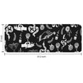 thumbnail image 7 of Black Hand Flower Snake Pattern Kitchen Rug Mat,Kitchen Runner Rugs Non Skid Washable,Decorative Kitchen Floor Mats for Kitchen,Sink,Laundry,17"x47.2", 7 of 7