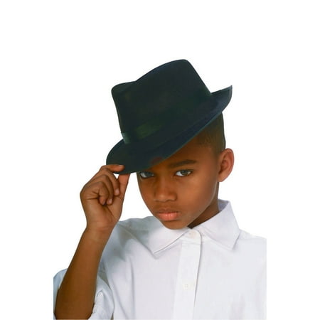Black Durashape Fedora Child Hat