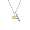 thumbnail image 2 of Delight Jewelry Goldtone Class of 2022 Silvertone Always My Sister Bar Charm Necklace, 23", 2 of 4