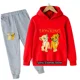 thumbnail image 3 of Ropa para niños de Disney con dibujos animados de animales y Simba, traje de algodón para niñas, sudaderas con capucha y pantalones de El Rey León de dibujos animados, conjuntos casuales de 2 piezas p, 3 of 5