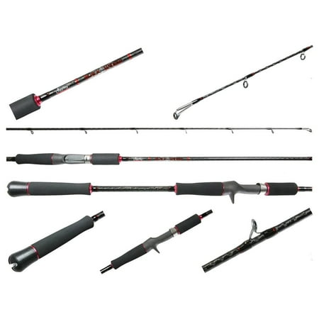 UPC: 6486378844646 | Jigging World JW-BW-150C Black Widow 7 0 Casting Rod