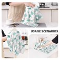 thumbnail image 3 of Sikiie Leaf Print Green Waffle Weave Kitchen Dish Cloth,Super Absorbent Kitchen Dish Towels 16*26 Inches for Dish Rags Washing Dishes, Drying Dishes, 3 of 7