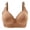 Khaki, variant on NIEWTR Bras for Women No Underwire Comfortable Full Coverage Front Closure Bralettes Wireless Wirefree Everyday Bras (Pink,40)