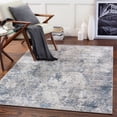 thumbnail image 2 of Surya Norland NLD-2306 94x120" Rectangle Fabric Rug in Light Gray/Dark Blue, 2 of 7