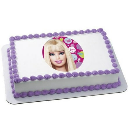 Barbie Edible Frosting Image Cake Topper 1/4 sheet ...