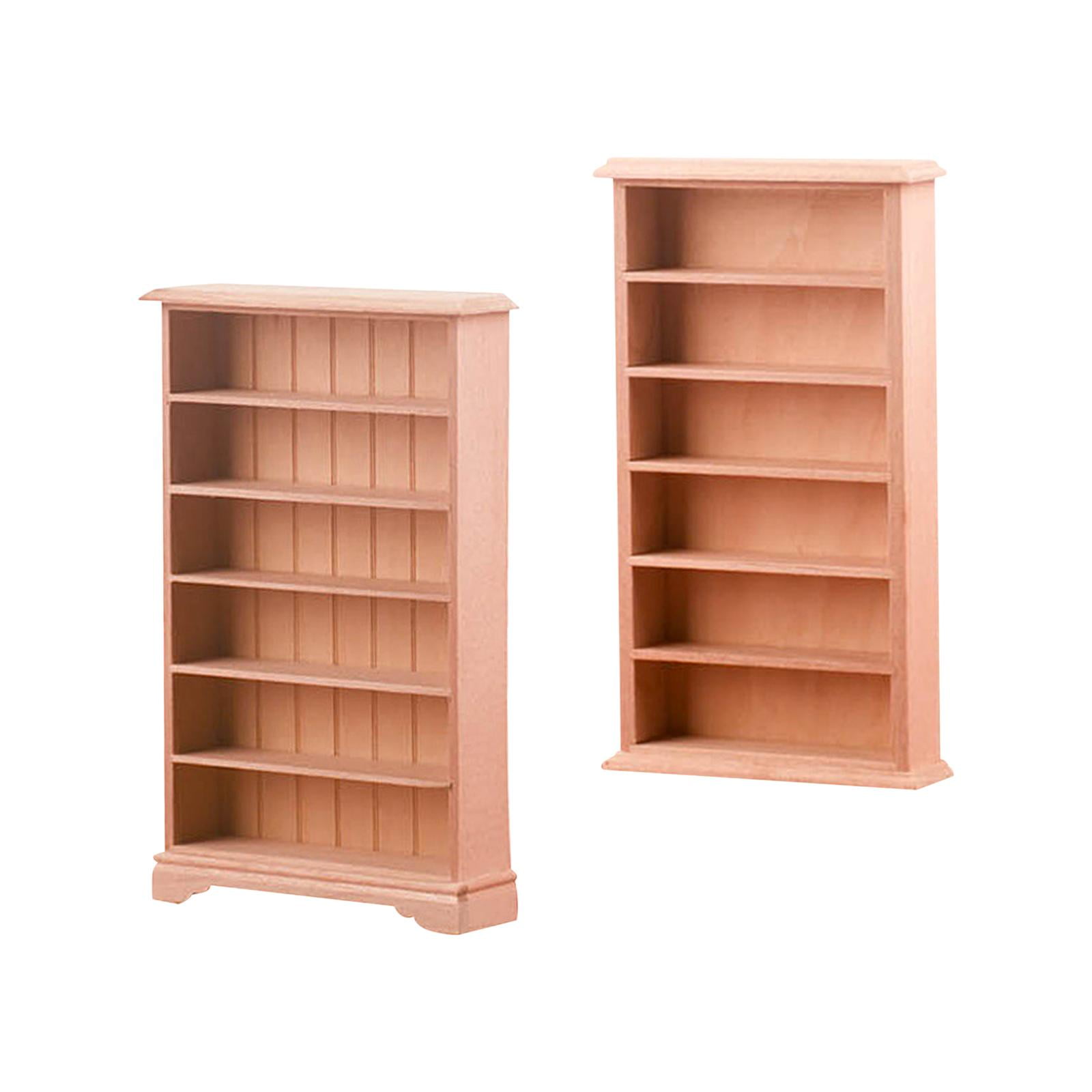 Dollhouse Bookcase,Dollhouse Miniature Bookcase Display Shelf,Modern 1