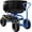 Blue, variant on Adjustable 360° Swivel Garden Seat with Wheels, Rolling Gardening Stool with Storage Basket and Extendable Handle for Outdoor Use