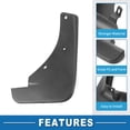 thumbnail image 3 of Guardabarros Automotrices Frontal y Trasero Únicos Compatibles para Nissan Kicks P15 2016-2023, 3 of 6