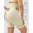 thumbnail image 3 of Athlemo Women's High Waisted Shaper Shorts Tummy Control Thigh Slimmer Butt Lifting, 3 of 7