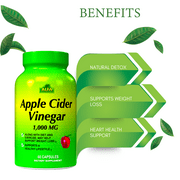 Apple Cider Vinegar 1000mg - 60 capsules
