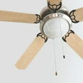 thumbnail image 2 of Ceiling Fan Arms, Ceiling Fan Arm Fan Brackets, Replacement an Arms for Fan Holder of the Ceiling Fan, Coffee Easy to Install and Long-lasting 1/2/3/4/5/6 PCS, 2 of 4