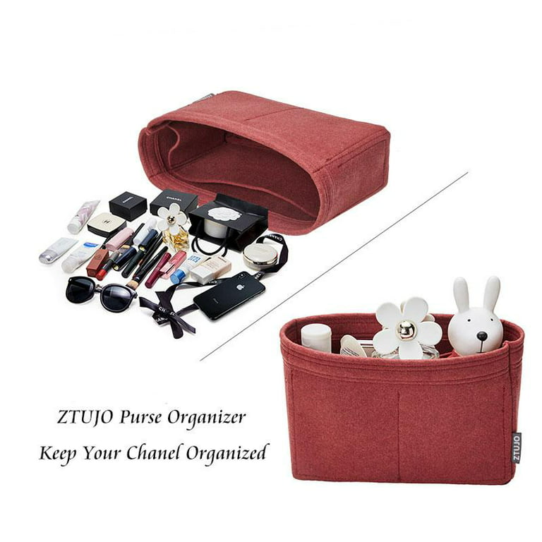 ZTUJO Premium High End Version of Purse Organizer Specially for Chanel Gabrielle/Gabrielle Backpack Small / Medium, Women's, Red