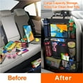 thumbnail image 3 of CYRICO Car Backseat Organizer 2 Pack, Kick Mats Car Storage with Tablet Holder for Kids, Back Seat Car Organizers Travel Accessories, 3 of 7