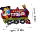 thumbnail image 2 of globos de transporte para decoración de coches, tractores, trenes, vehículos, fiestas, dibujos animados, papel de aluminio., 2 of 4