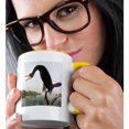 thumbnail image 2 of 3dRose, Vintage John J Audubon Painting Of Cormorant Bird, 11oz Two-Tone Yellow Mug, 2 of 7