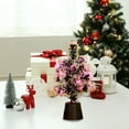 thumbnail image 3 of hengsof Colorful Fiber Optic Christmas Tree, Artificial Mini Christmas Tree, Tabletop Small Xmas Tree with Stars Holiday Home Decorations, 3 of 6