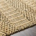 thumbnail image 3 of Surya Santa Barbara SBB-2306 30x96" Runner Global Fabric Area Rug in Tan/Black, 3 of 7