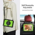 thumbnail image 4 of XYX For iPad 9th/8th/7th Generation 10.2 inch Case, 360 Rotating Shockproof Cover with Stand, Screen Protector, Shoulder Strap, Lime PC, 4 of 7