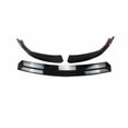 thumbnail image 6 of NINTE Front Lip for 2019-2021 Benz W205 2019-2023 C205 A205 Sport Bumper Splitters Gloss Black 3PCS, 6 of 8