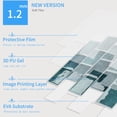 thumbnail image 5 of Peel and Stick Backsplash - 10 Sheets of 12"×12" - 3D Adhesive Peel and Stick Tile Backsplash for Kitchen, Bathroom, Wall Tile, Dark Blue, 5 of 13