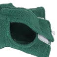 thumbnail image 3 of Ropa navideña para pájaros, traje de vuelo con capucha para pájaros, suave y agradable a la piel, para loro, Agapornis, cacatúa, verde, 3 of 8