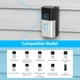 thumbnail image 2 of Ring Doorbell Soporte de Revestimiento de Vinilo, Soporte de Timbre de Ángulo Ajustable de 30 a 55 Compatible con Timbre de Video Inalámbrico Ring, Soporte de Cámara para Timbre Cuña para Apartamento,, 2 of 5