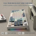 thumbnail image 5 of ATTACK SHARKR K86 Wireless Mechanical Keyboard Apex Pro TKL 75%, 2.4G/Bluetooth/USB-C Wired Gaming Keyboard M75, Gasket Mount with TFT Color Display & Knob, RGB Backlit, Hot Swappable Linear Switch, 5 of 9