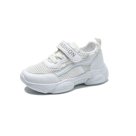 

Woobling Girls Athletic Sneakers School Comfort Jogging Round Toe Casual Shoes