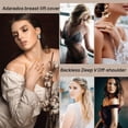 thumbnail image 7 of Sticky Bra Silicone Adhesive Bra for Women Invisible Bras for Backless Strapless Dress Nippless Covers Push Up Bra, 7 of 7