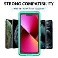 thumbnail image 2 of FIEWESEY Universal Phone Waterproof Diving Underwater Case Cover Compatible for iPhone 14 13 12 11 Pro Max Xr/Samsung Galaxy S23 S22 S20/Note 20 10 5G/LG Stylo 6/Google/OnePlus(Dark Green), 2 of 8