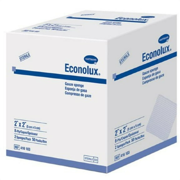 Econolux 416105 Gauze, Box of 50