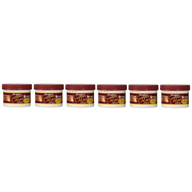 Crema Cleaner Wright's para cobre y latón, 240 ml (paquete de 6)