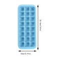 thumbnail image 2 of 2PCS Ice Grid 24 Cubes Silicone Ice Tray Silicone Ice Cubes Tray For Freezer Jelly Cubes Tray（2pc） Blue, 2 of 6