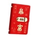 thumbnail image 4 of Carpeta de ahorro de dinero compacta para coleccionar dinero, regalo de cumpleaños, portátil y ligera. Rojo, 4 of 9